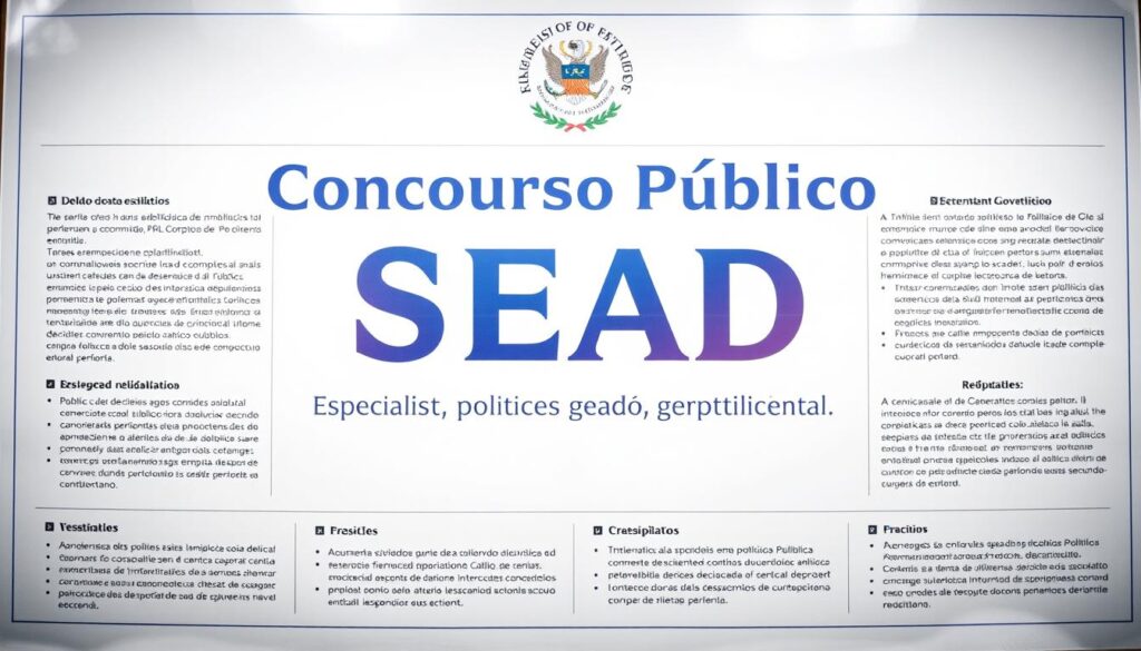 Concurso Público SEAD Especialista em Políticas Públicas e Gestão Governamental