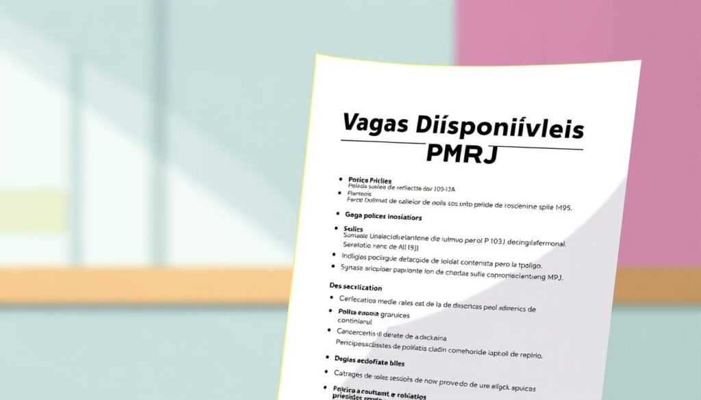 vagas disponíveis PMERJ