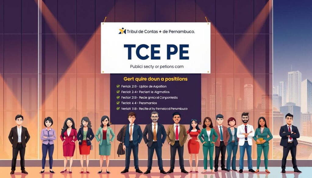 vagas concurso TCE PE